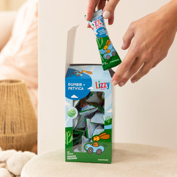 Lizzy se vozi lizalica