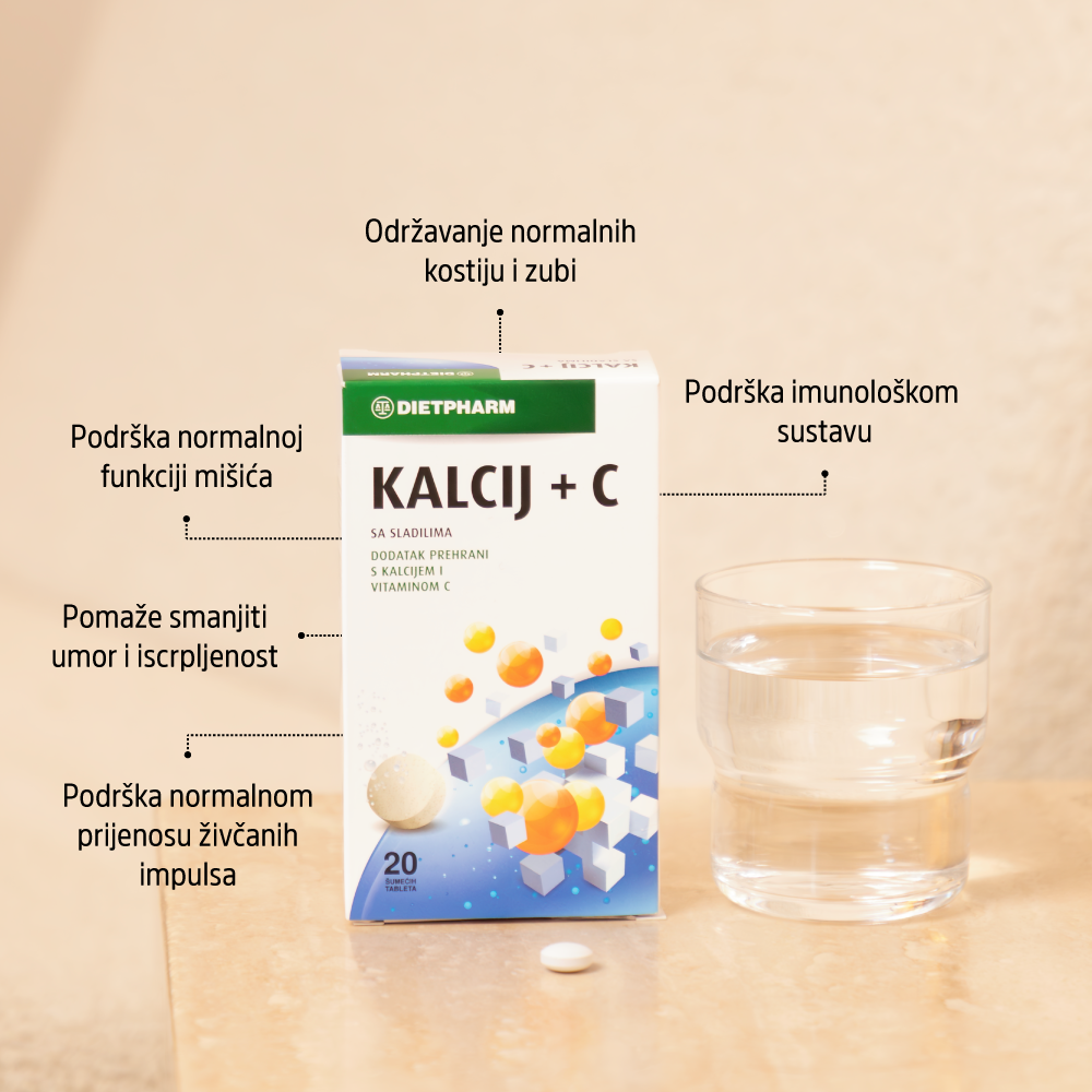 Calcium+C effervescent tablets