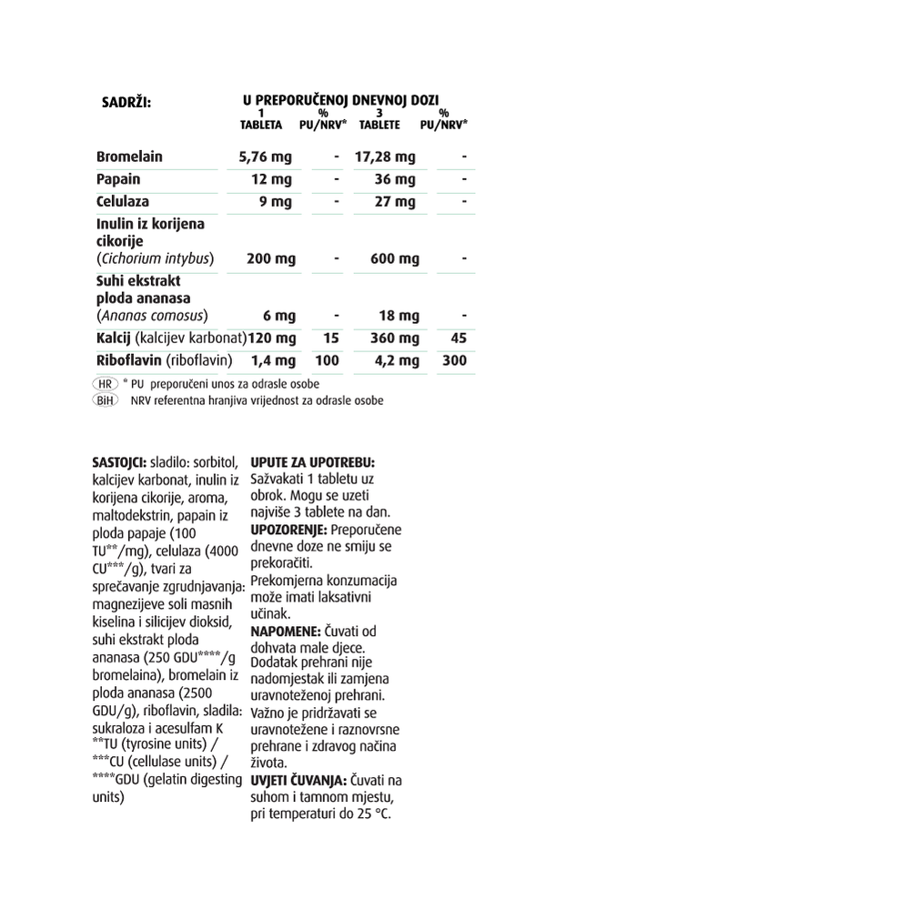Digestin® Enzymes - For the replacement of digestive enzymes - Dietpharm