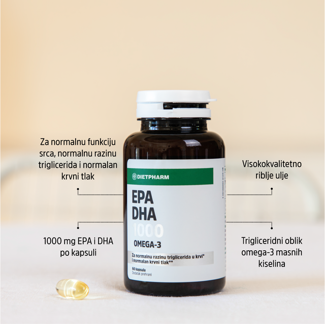 EPA DHA 1000 Omega-3 capsules