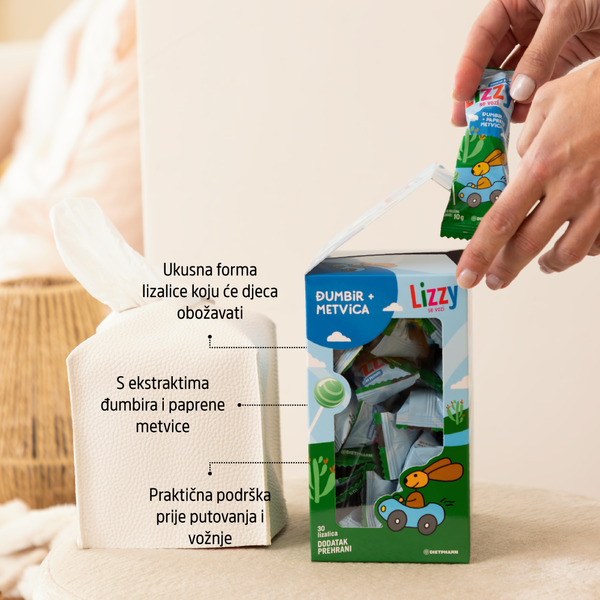 Lizzy se vozi lizalica