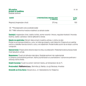 Magnesium Citrate 375 DIRECT powder