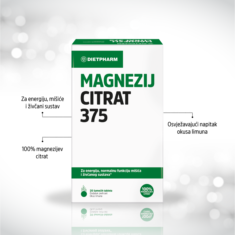 Magnesium Citrate 375 effervescent tablets