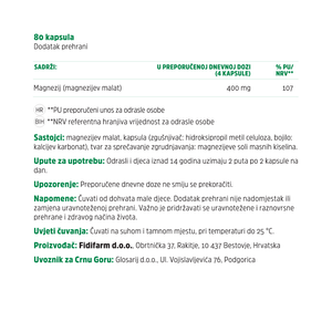 Magnezij Malat 400 kapsule