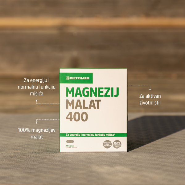Magnezij Malat 400 kapsule