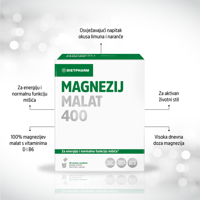 Magnezij Malat 400 prašak
