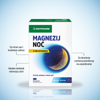 Magnezij Noć kapsule á 20