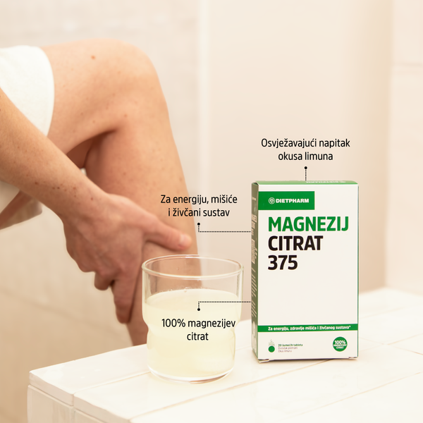 Dietpharm Magnezij Citrat 375 šumeće tablete