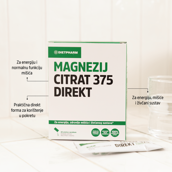 Magnezij Citrat 375 Direkt prašak