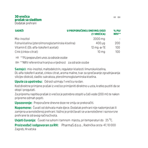 Myo-Inositol 2000 vrećice