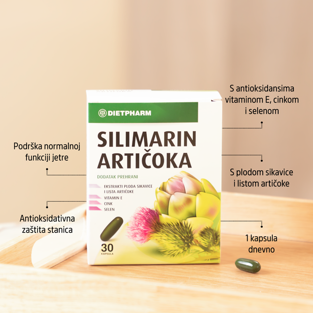 Silimarin Artičoka kapsule a 30