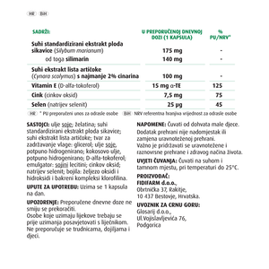 Silimarin Artičoka kapsule a 50